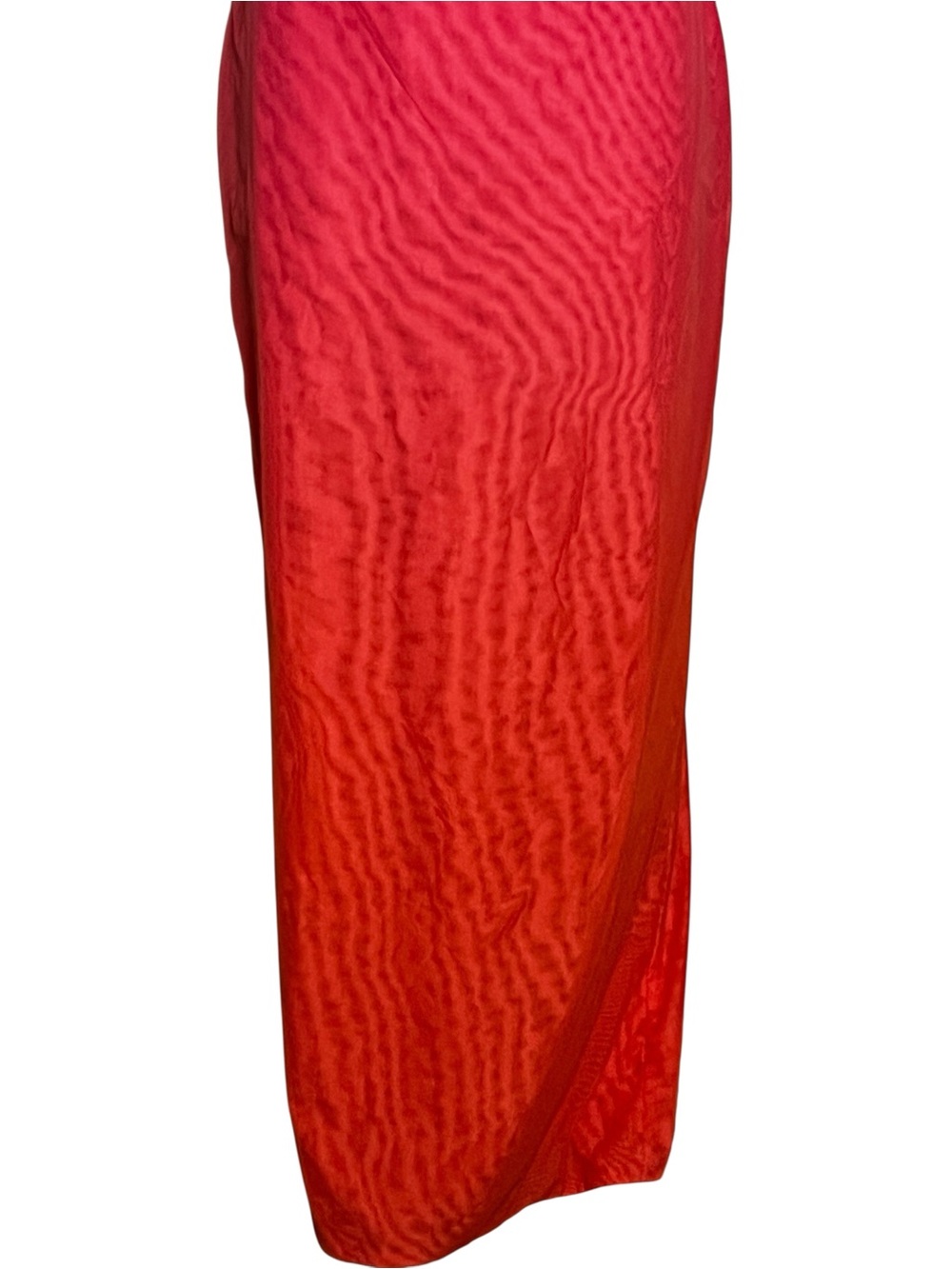 House of CB Calista Ombré Flame Mesh Corset Maxi Dress Size 10/12 L+/XL - Picture 7 of 16
